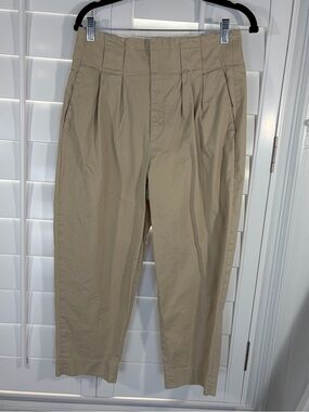 Banana Republic Relaxed Pleated Crop Balloon Leg Pants (10S)